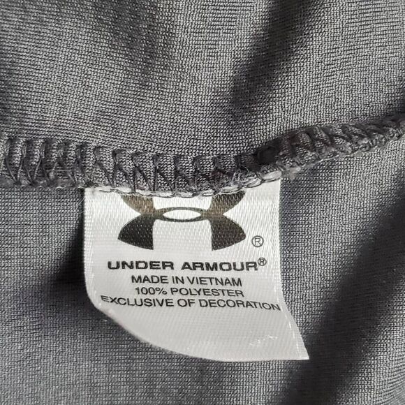 Under Armour AllSeasonGear 1/4 Zip Pullover Women’s Size Large Gray Purple Loose - Picture 5 of 8